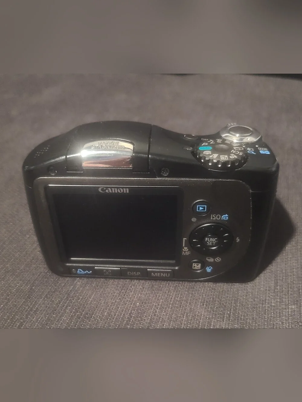 Canon PowerShot SX100 IS Compact Camera 8MP 10x Zoom 2.5in Screen Black